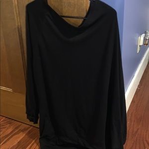 Long sleeve oversized top